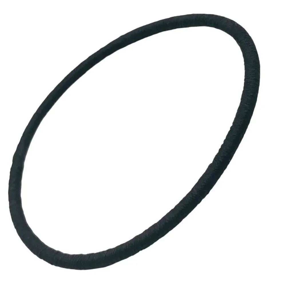 Black Cord Bangle Adjustable Bracelet Set